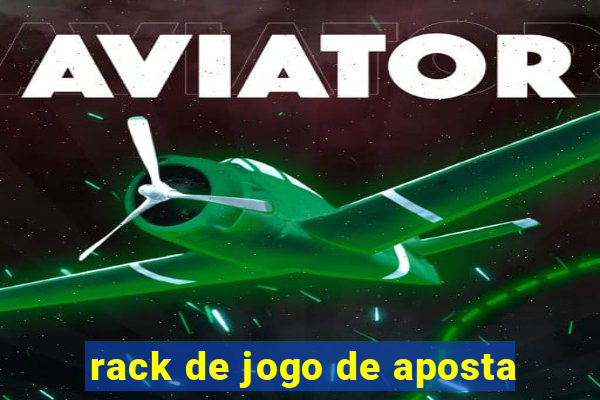 rack de jogo de aposta